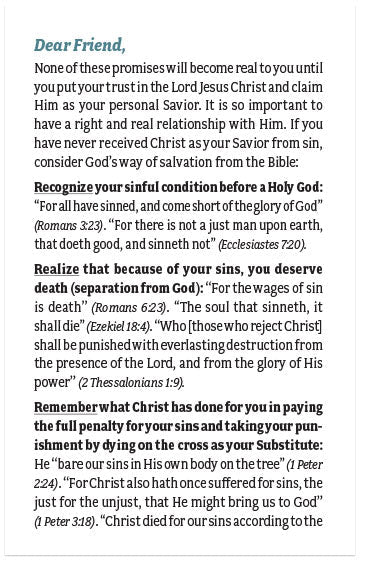 Comfort From The Scriptures