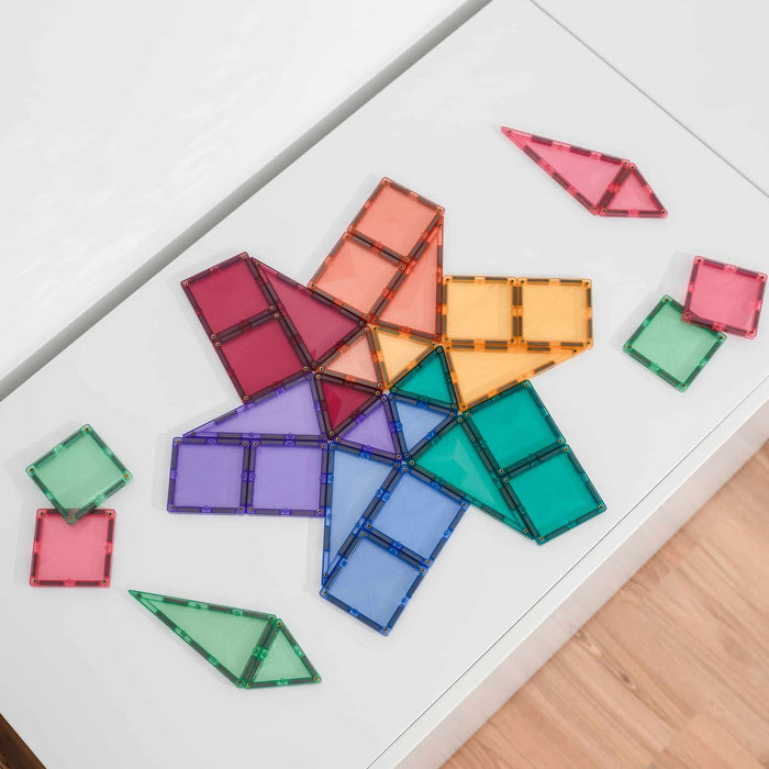 Connetix Magnetic Tiles Pastel Mini 32 Piece Pack