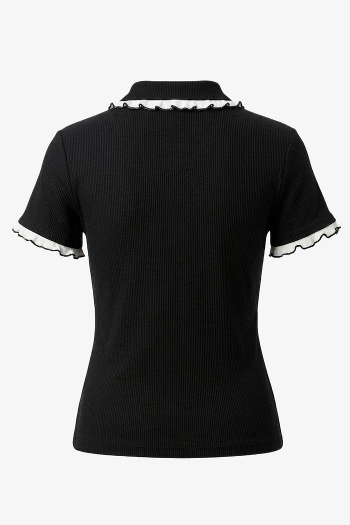 Contrast Lettuce Edge Top