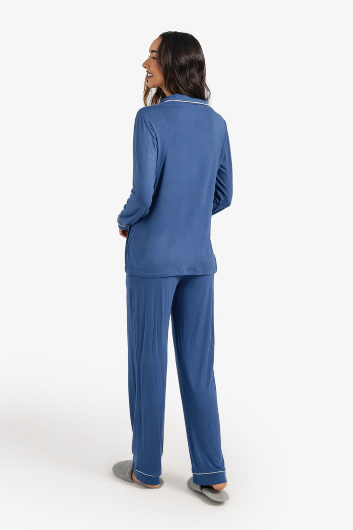 Contrast-Pipe Pyjama