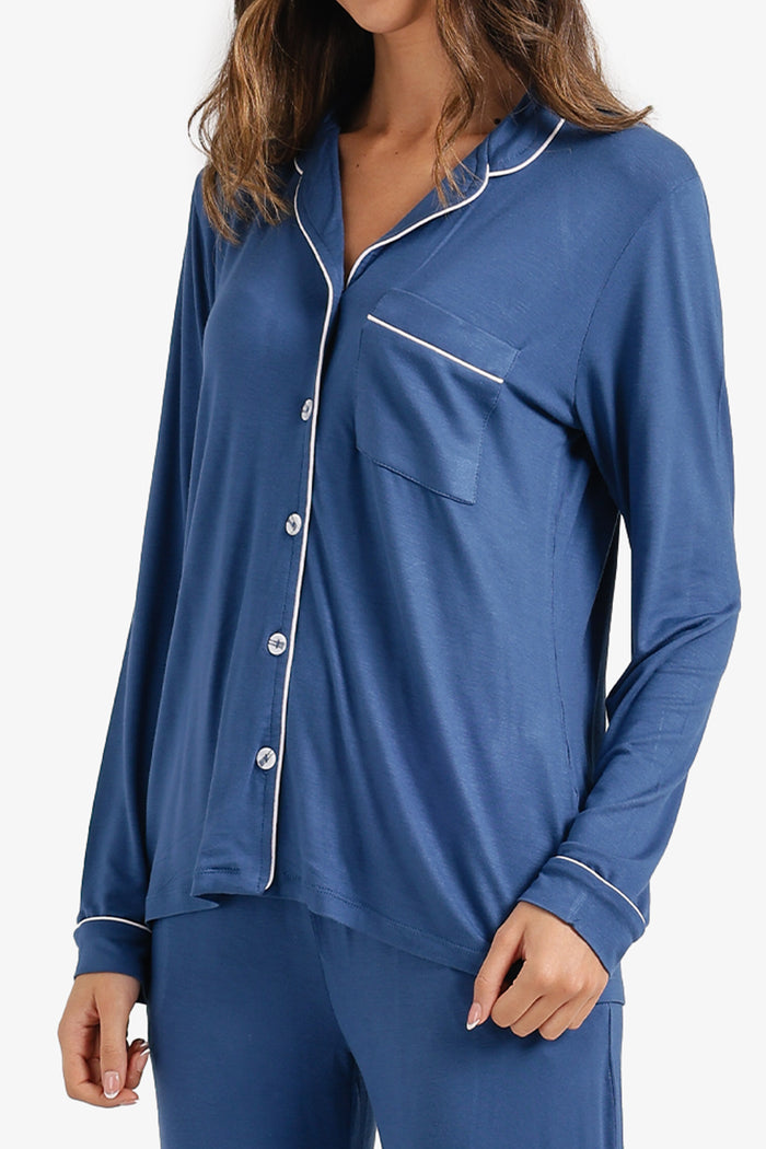 Contrast-Pipe Pyjama