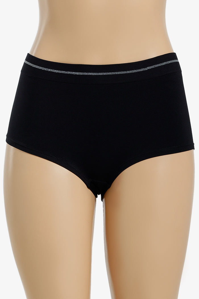 Contrast Stripe Boyshort Panty