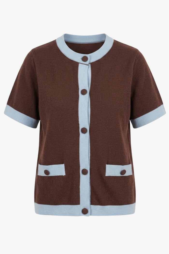 Contrast-Trim Top