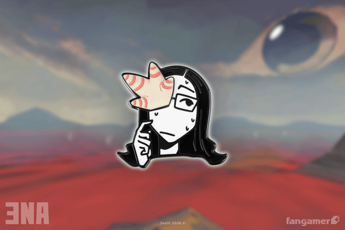 Coral Glasses Pin