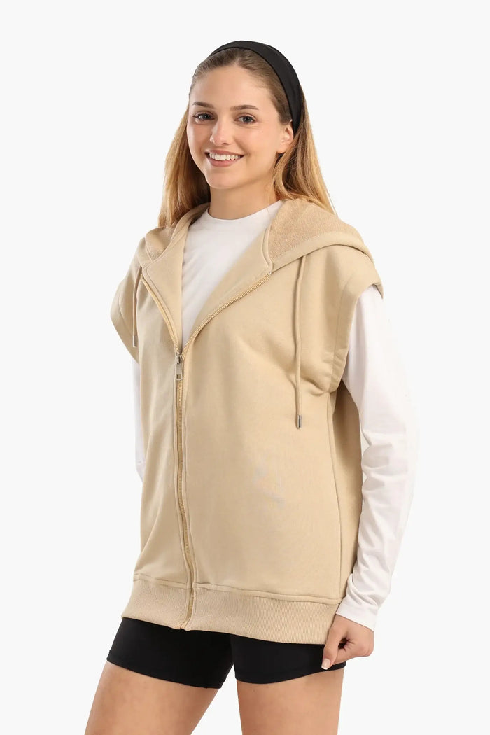 Cotton Blend Lounge Hoodie