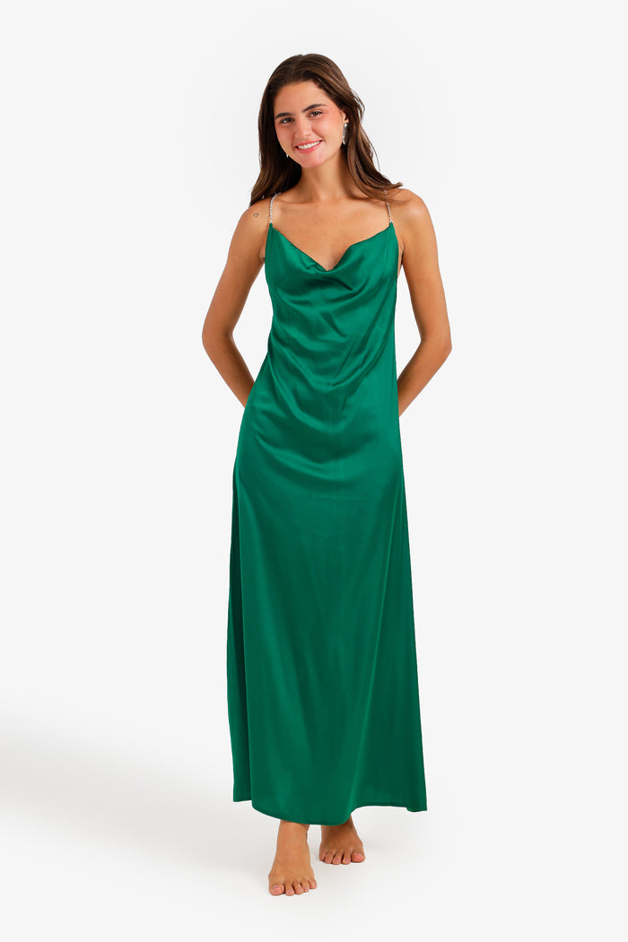 Cowl Neck Nightgown Set