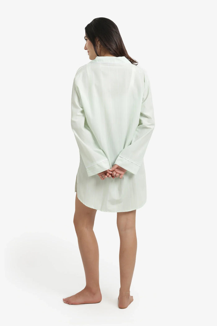 Cozy Striped Nightgown