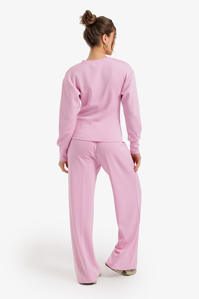 Crew-Neck Lounge Set
