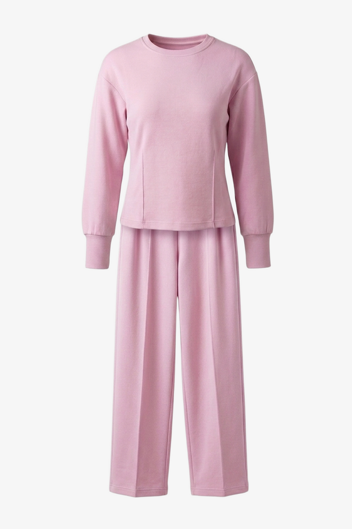 Crew-Neck Lounge Set