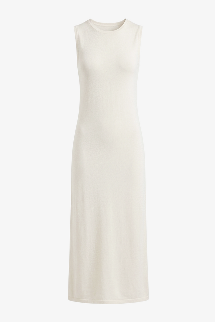 Crew Neck Midi Dress