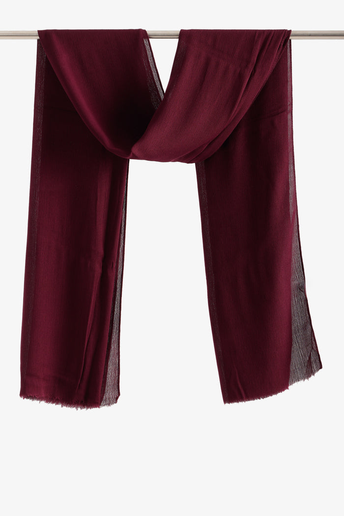 Crinkle Fringed Scarf