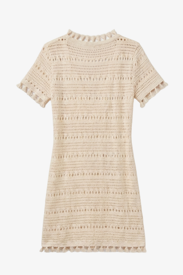 Crochet Wrap Beach Dress