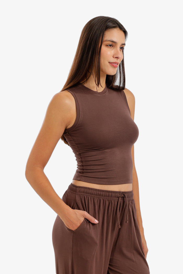 Cropped Lounge Top