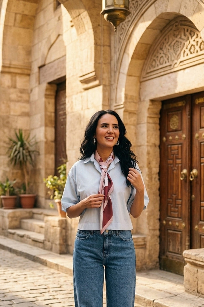Cropped Regular Fit Shirt