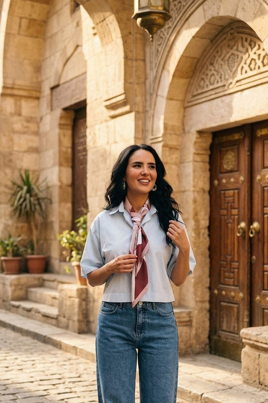 Cropped Regular Fit Shirt