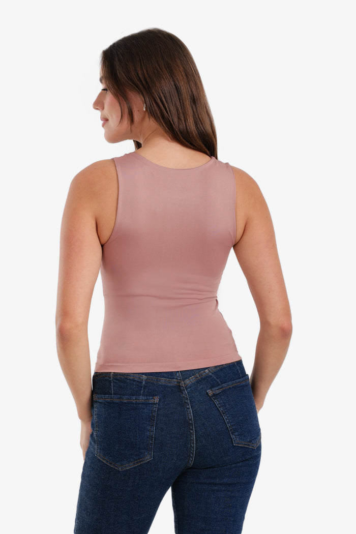Cropped Slim Fit Top