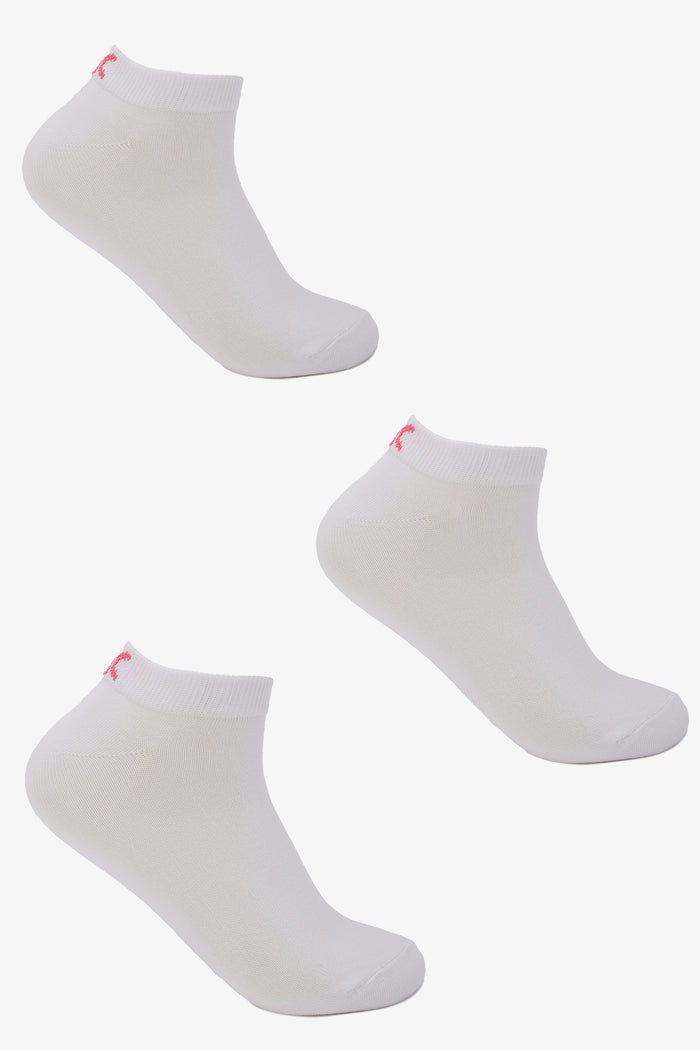 Cuff Logo Socks - 3 Pairs