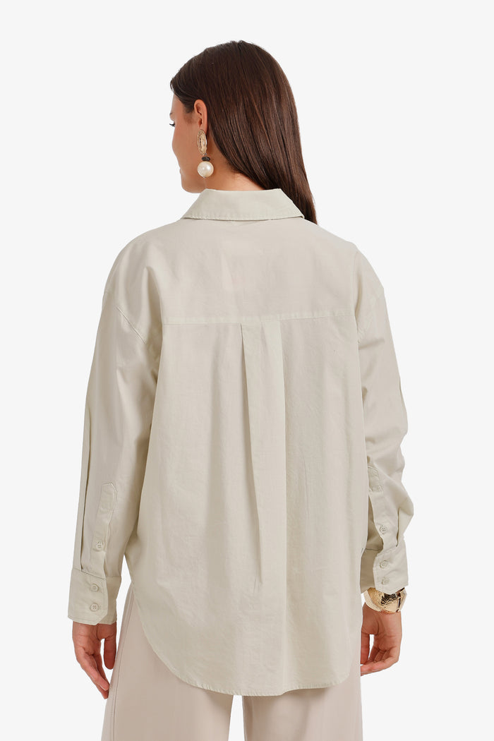 Curved Hem Shirt