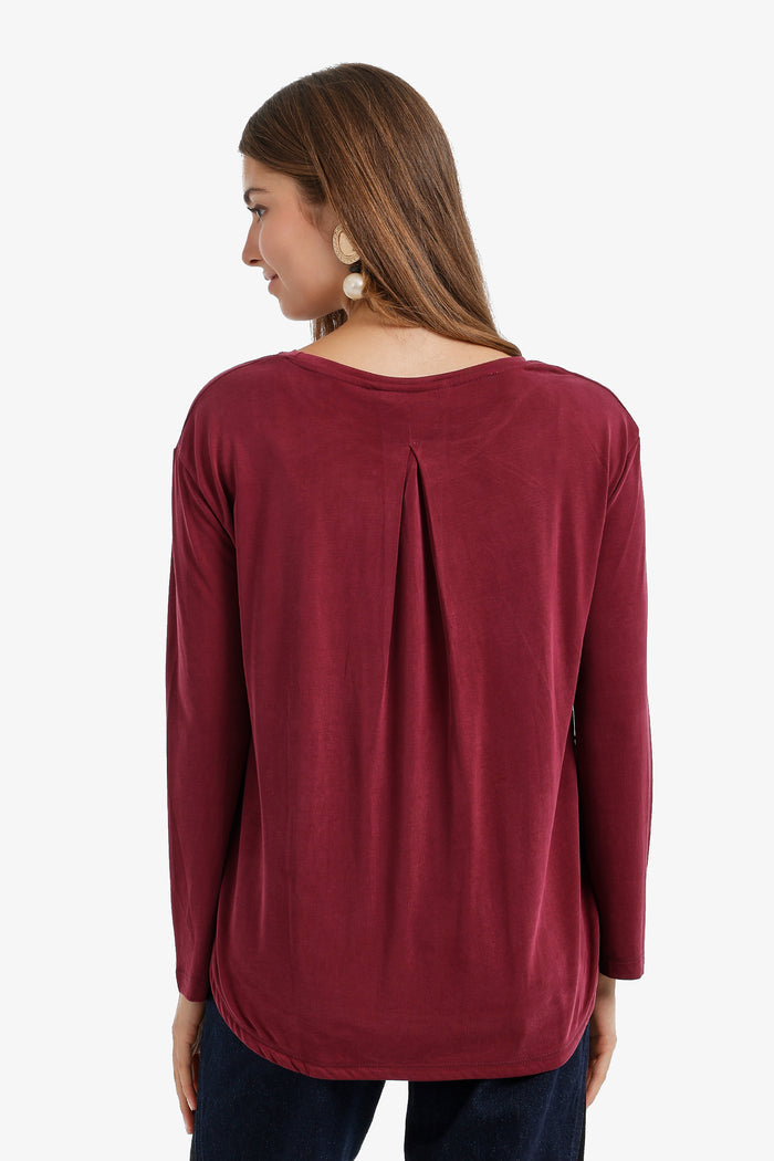 Curved Hem T-Shirt