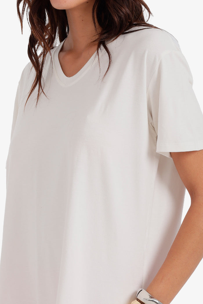 Curved Hem T-Shirt