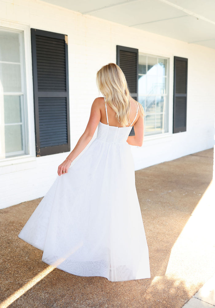 Dearly Loved Dress - White