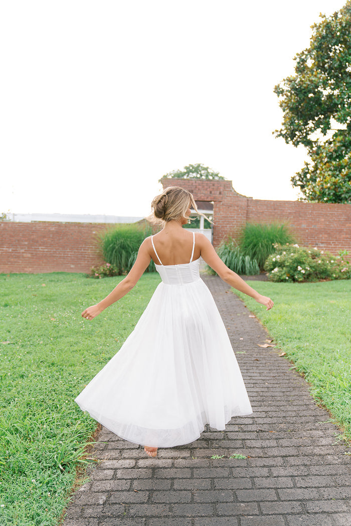 Dearly Loved Dress - White