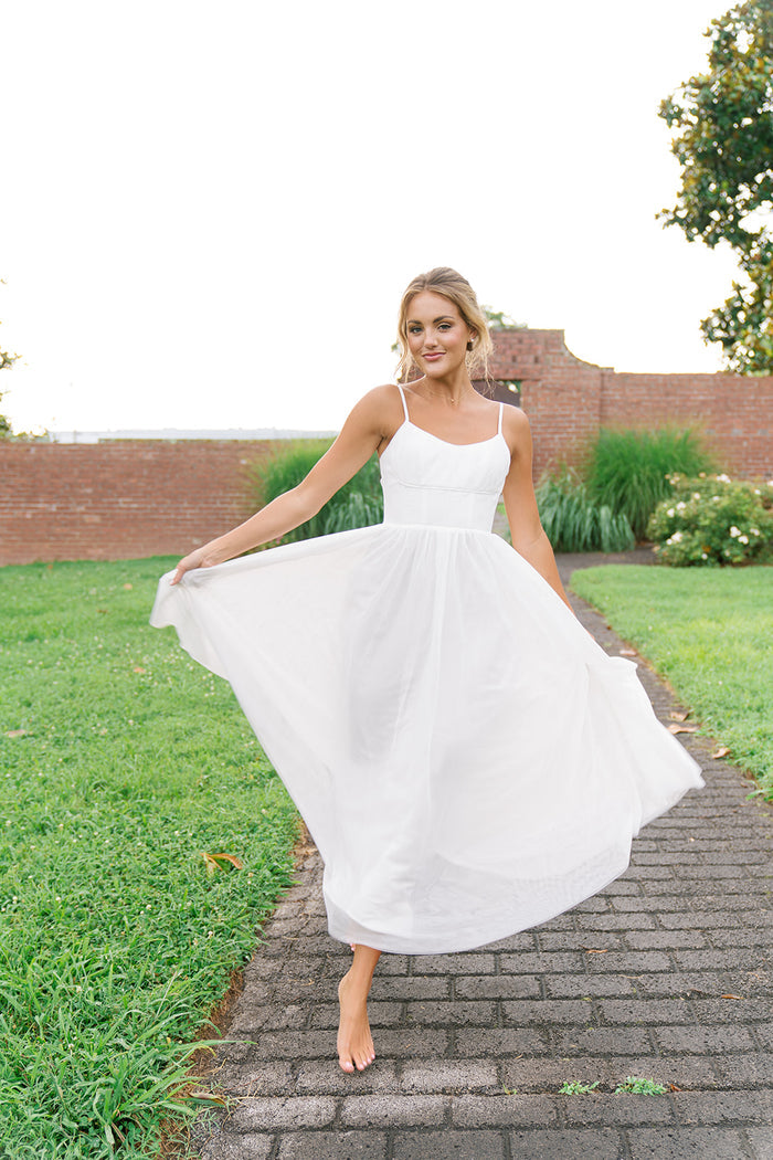 Dearly Loved Dress - White