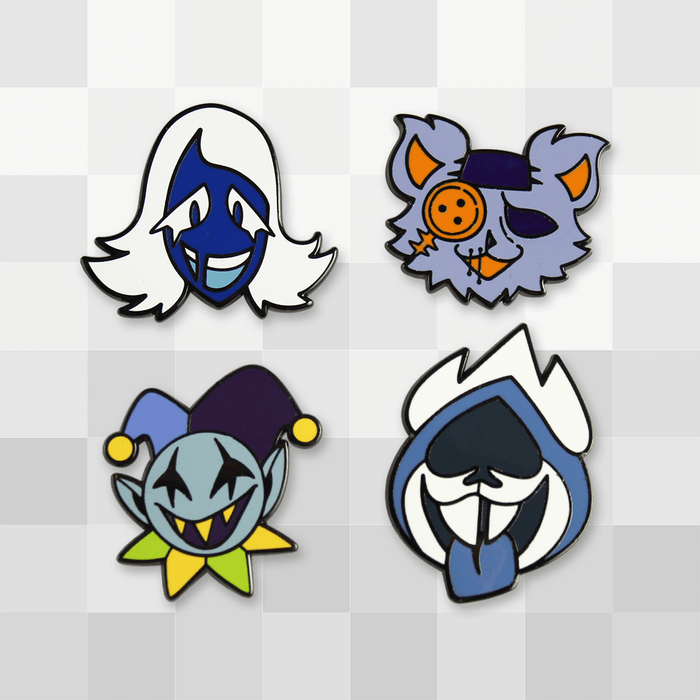 DELTARUNE Character Pin Set 2