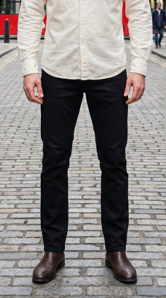 DENIM SLIM FIT- BLACK
