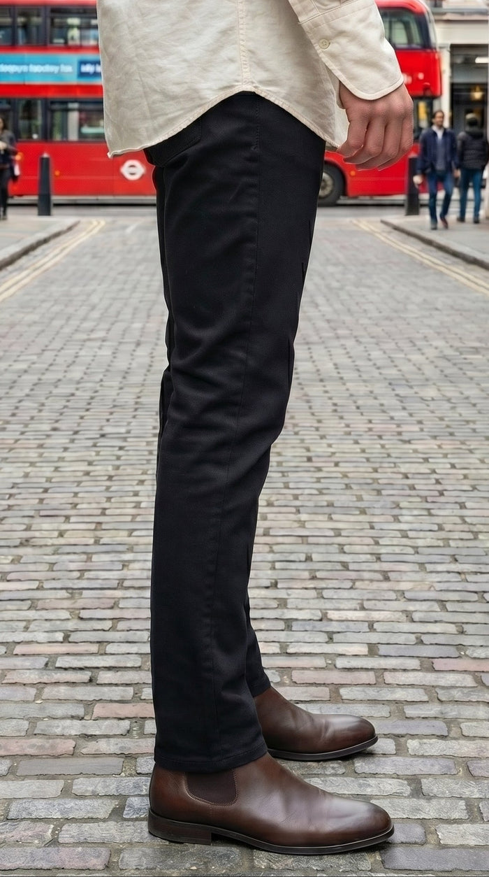 DENIM SLIM FIT- BLACK