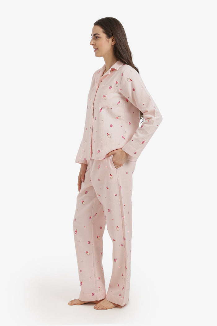 Dessert Printed Pyjama Set