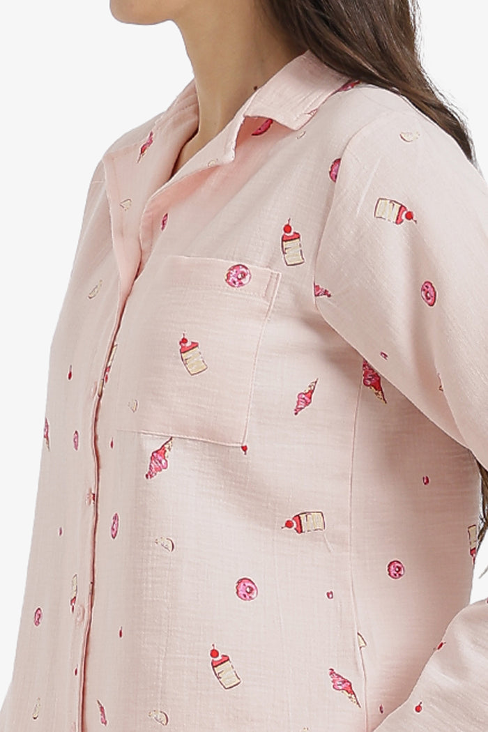 Dessert Printed Pyjama Set