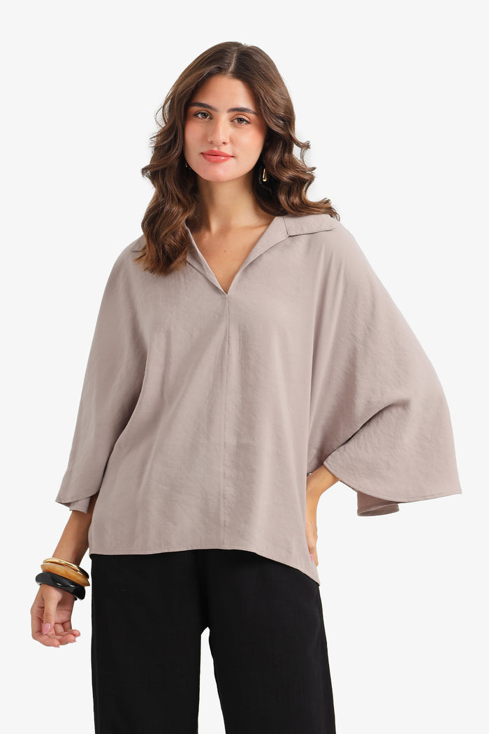 Dolman-Sleeve Blouse