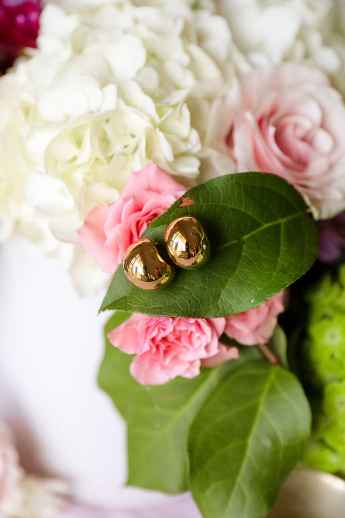 Dome Earring - Gold