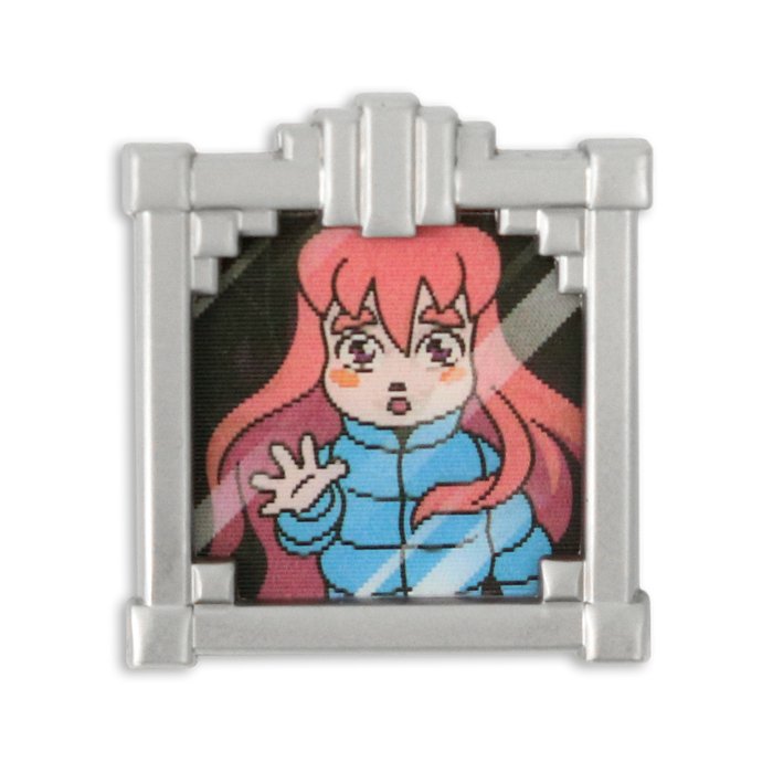 Double Mirror Lenticular Pin