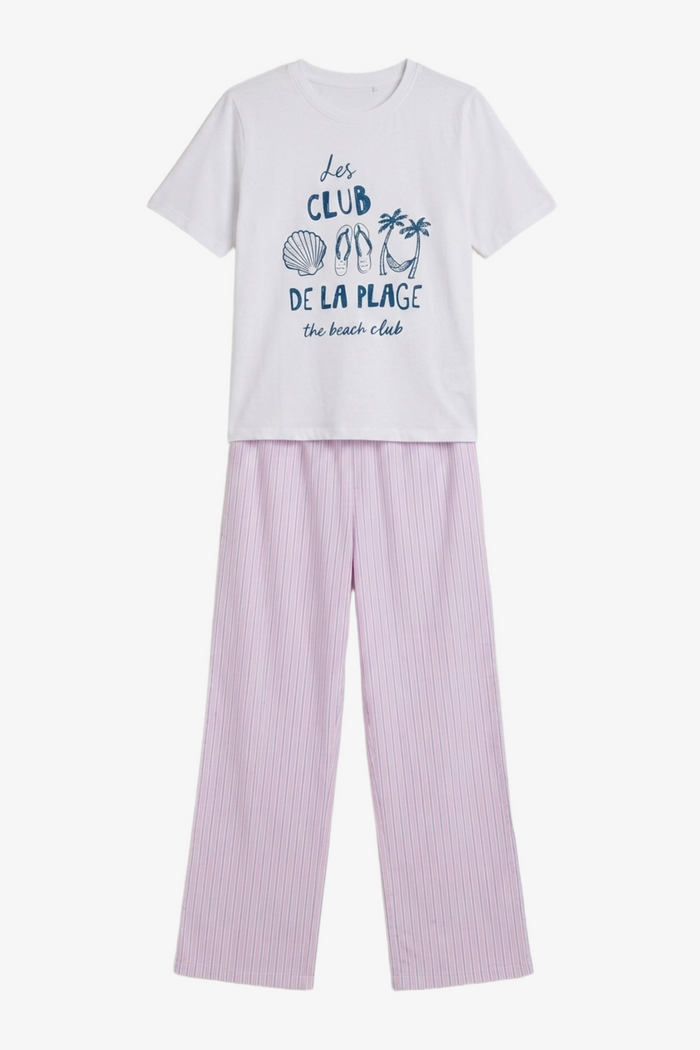 Double-Waistband Pyjama Set