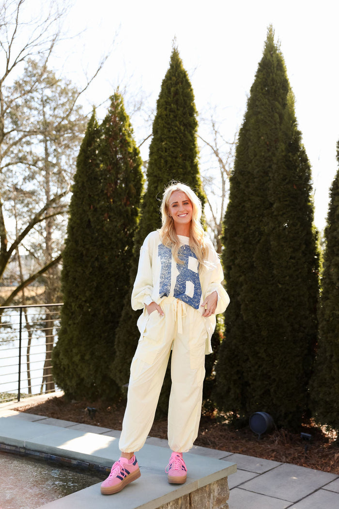 Down To Earth Pant - Banana FREE PEOPLE