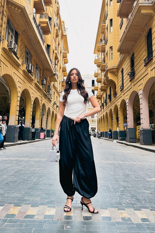 Drawstring Balloon Pants