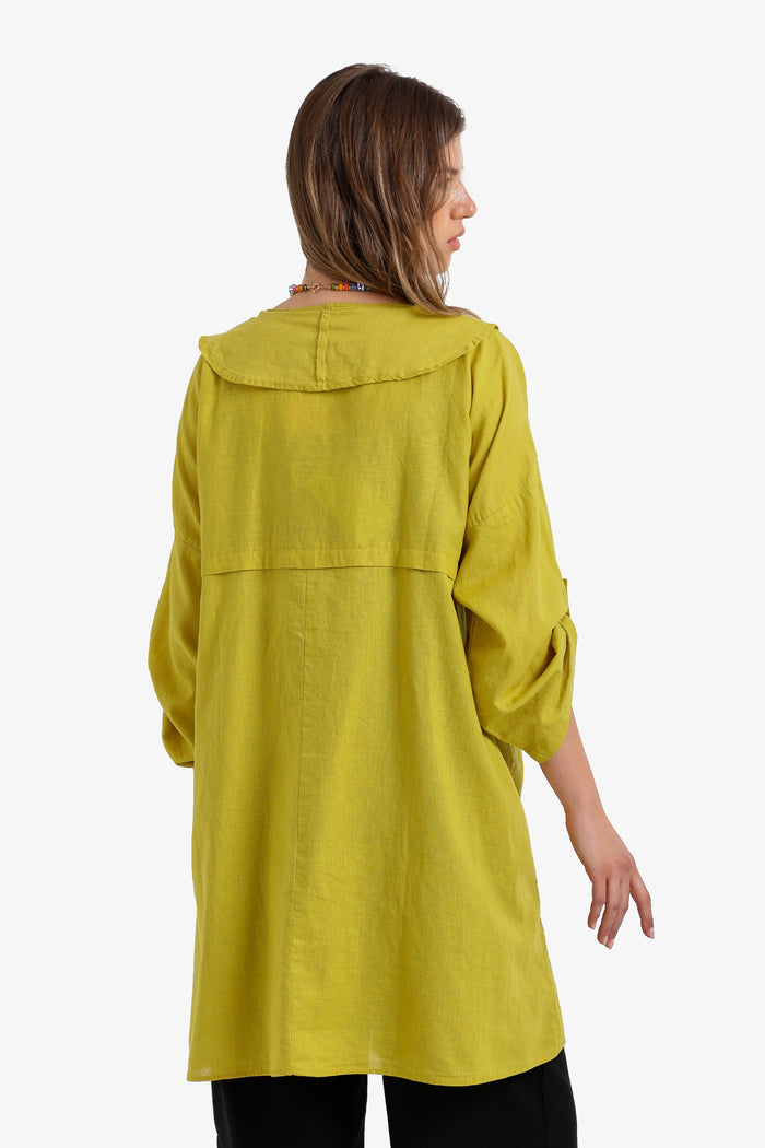 Drawstring Waist Kimono