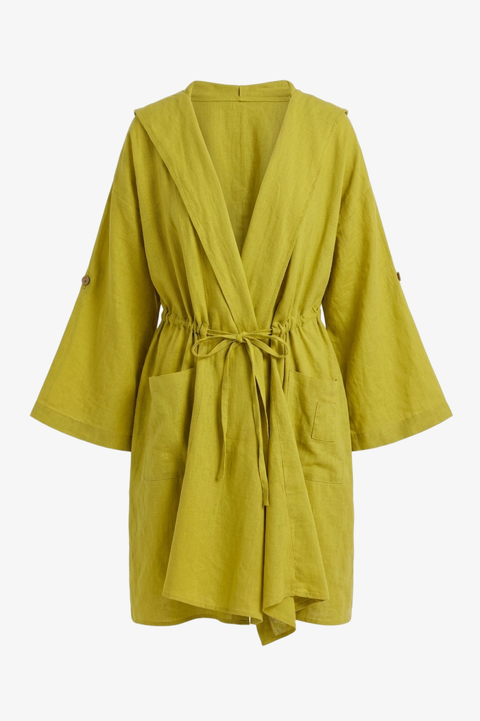 Drawstring Waist Kimono