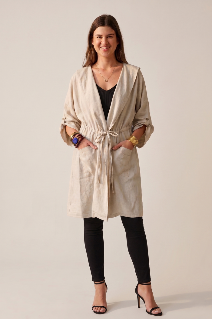 Beige / OS / Linen