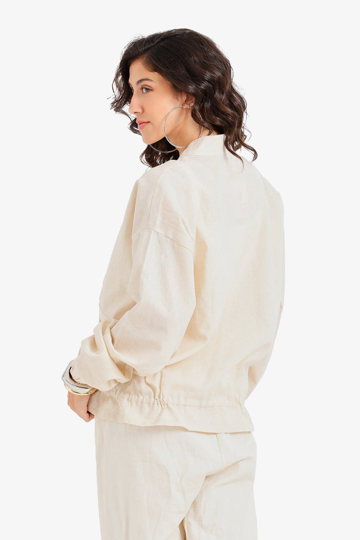 Drawstring Waist Shirt