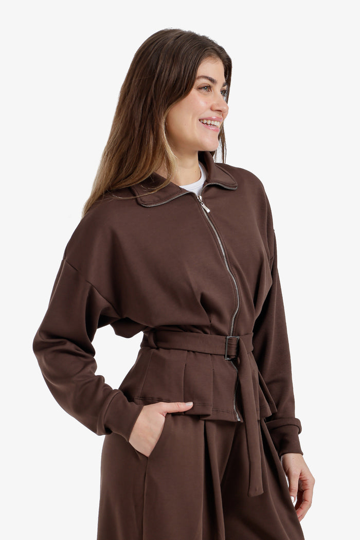 Dropped-Shoulder Lounge Jacket