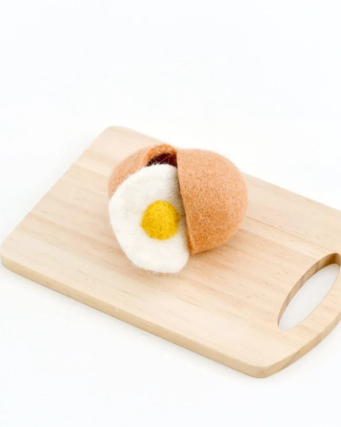 Egg (2 Pieces) Felt Play Food