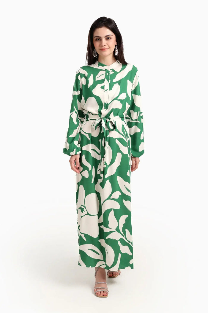 Elegant Printed Dress