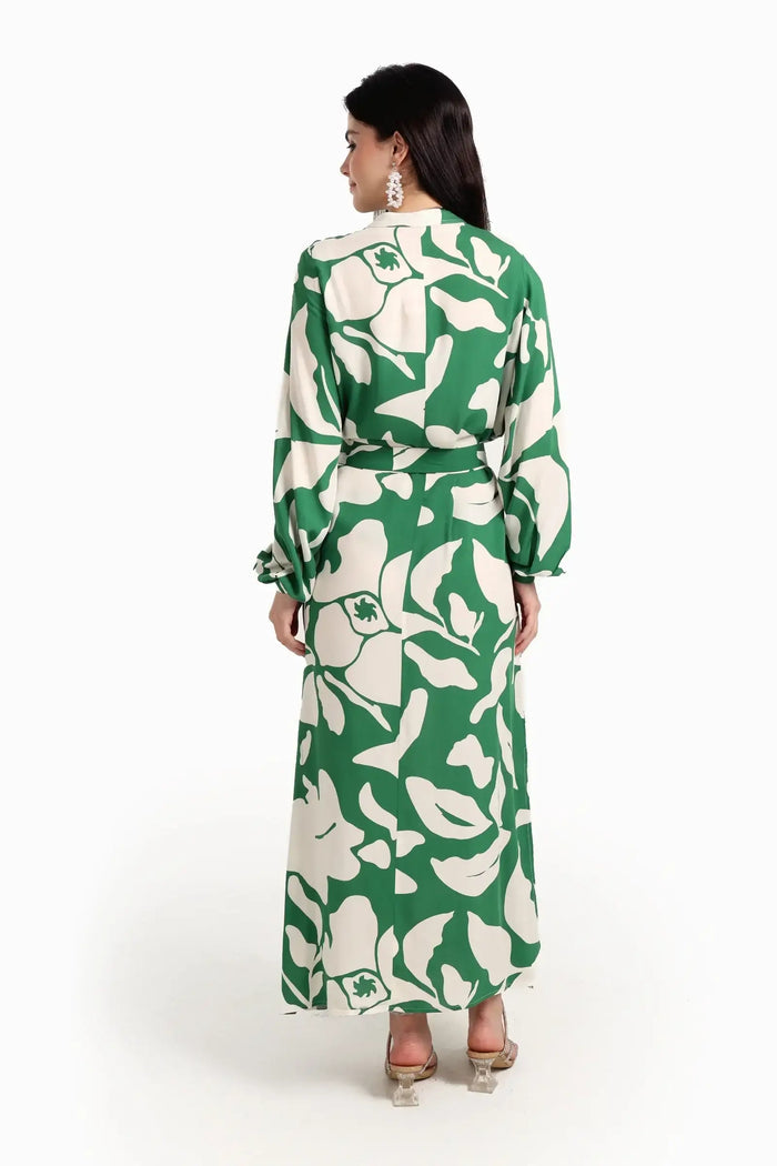 Elegant Printed Dress