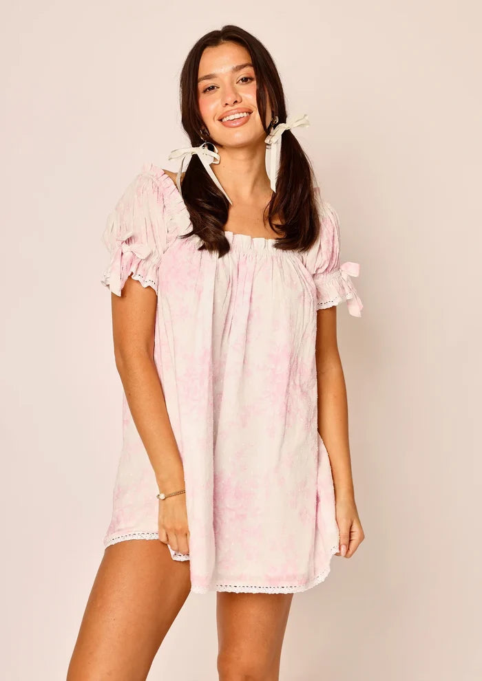 Elsie Nap Top - Pink Rose Blossom