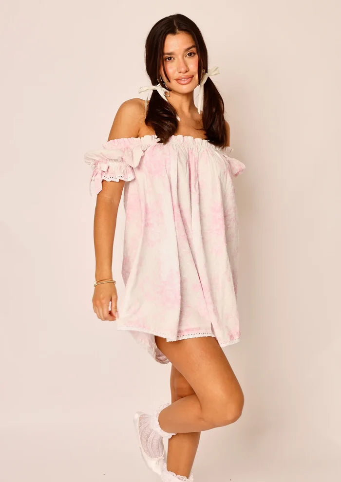Elsie Nap Top - Pink Rose Blossom