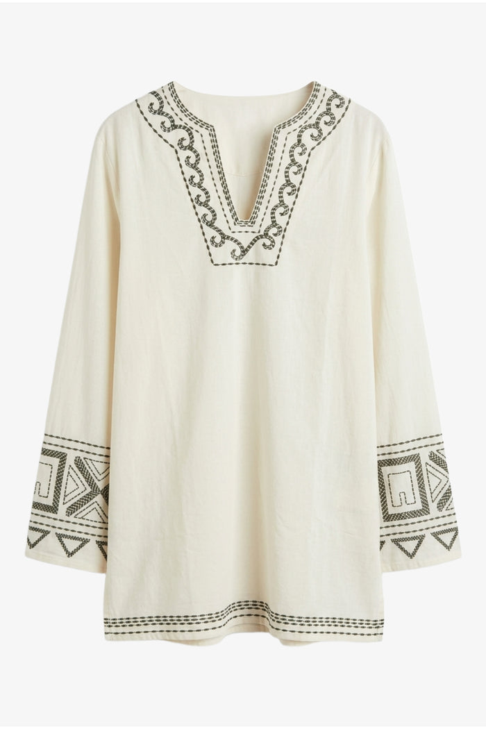 Embroidered Beach Dress
