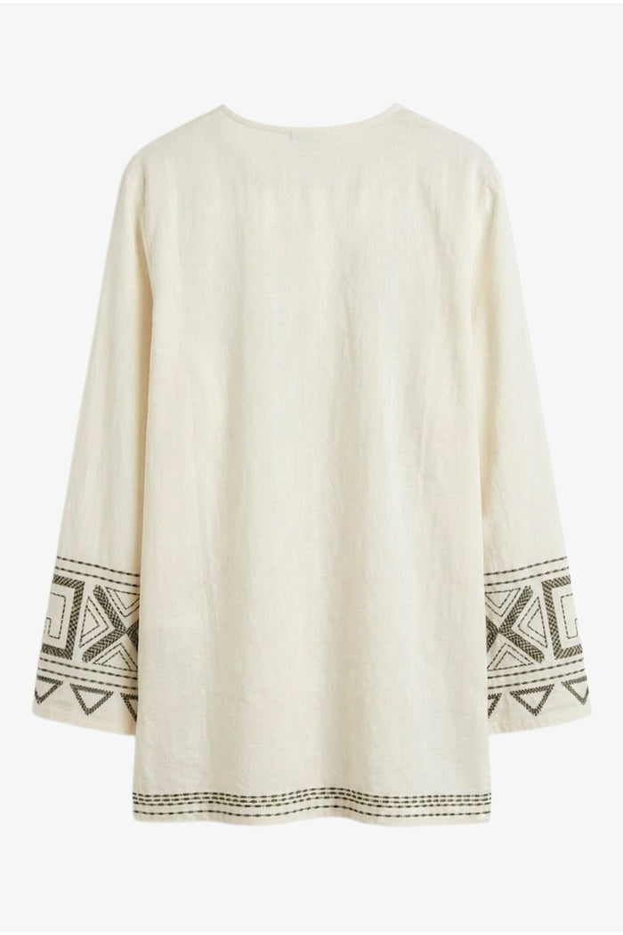 Embroidered Beach Dress